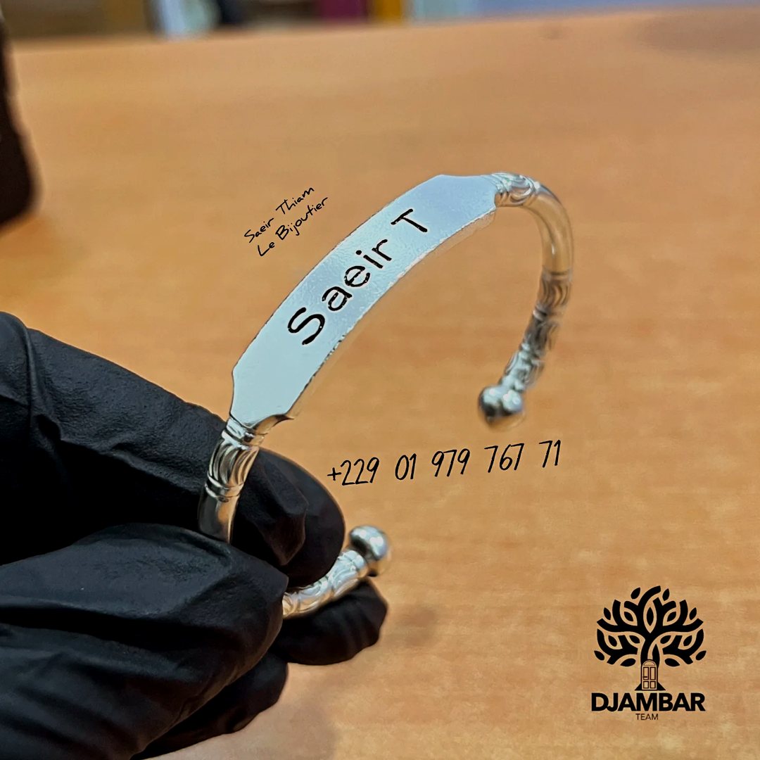 Bracelet personnalisé — Saeir Thiam Bijouterie, Cotonou