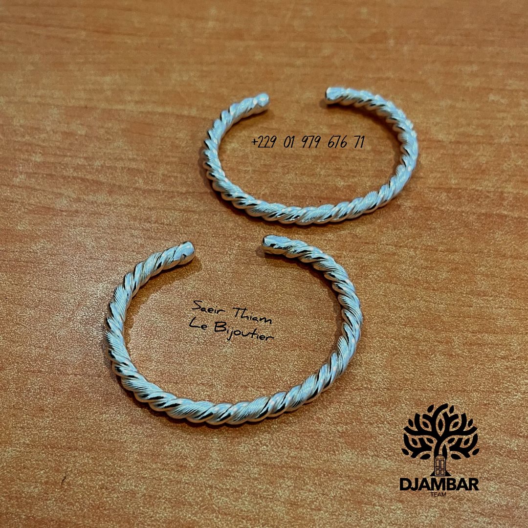 Bracelet en argent — Saeir Thiam Bijouterie, Cotonou